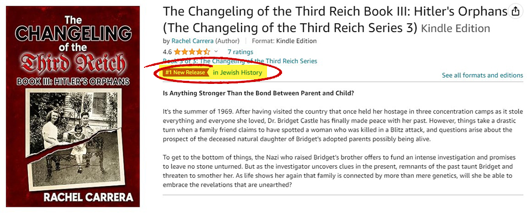 The Changeling of the Third Reich Book Three: Hitler's Orphans Best Seller
