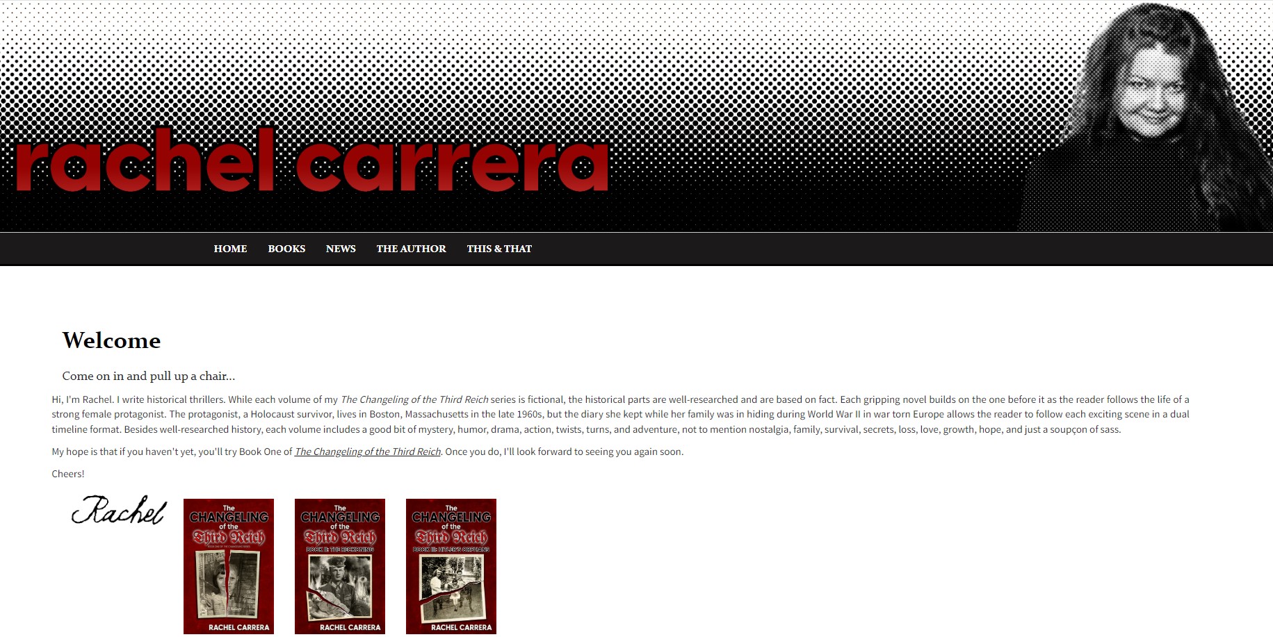 Novelist Rachel Carrera's Website